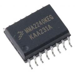 NXP MMA2240KEG , 加速表, 360-440 Hz, 4.75-5.25 V电源, 16引脚 SOIC封装