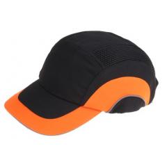 JSP ABR000-00N-500 黑色/橙色 高密度聚乙烯 (HDPE)防护 帆布 安全帽