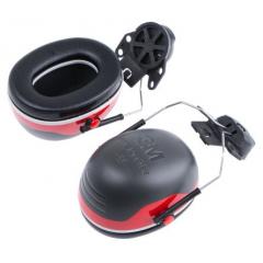 3M PELTOR X3 系列 黑色 Helmet Attachment 护耳器 X3P3E-RD, 减低 25dB
