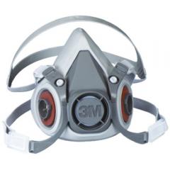 3M 6100 系列 灰色 S 半面罩 可重复使用呼吸器 6100