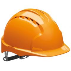 JSP AJF160-000-851 橙色 高密度聚乙烯 (HDPE) 安全帽