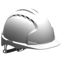 JSP AJF160-000-151 白色 高密度聚乙烯 (HDPE) 安全帽