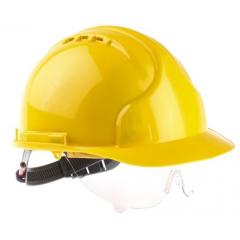 JSP AHN120-100-200 黄色 高密度聚乙烯 (HDPE) 安全帽