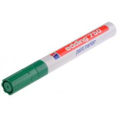 Edding 绿色 2 → 4mm 中号 油漆标记笔 750-004, 适用于玻璃、金属、塑料、木材
