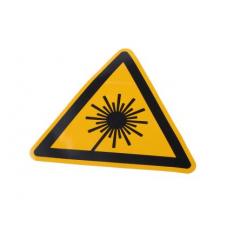 Wolk 21.0204 1件装 黑色/黄色 自黏 PVC 危险警告标志, 100 x 100mm