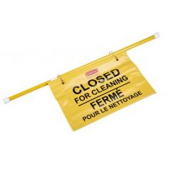Rubbermaid Commercial Products FG9S1600YEL 6件装 黄色 英语、西班牙语 悬挂 危险警告标志