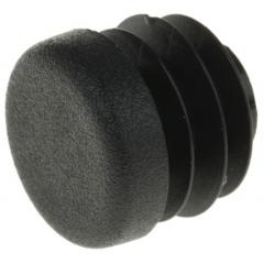 Rose Krieger 黑色 聚乙烯 (PE) 圆形端盖 90301-5, 适合18mm管径, 18 mm支柱