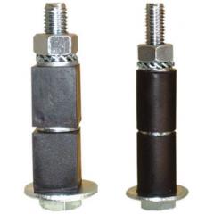 Guitel 黑色 合成橡胶 扩展插件 422741, 适合26.5 - 28.52mm方管