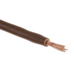 Lapp H05V-K 100m 棕色 裸铜导体 单芯控制电缆 (24绞线) 4510032, 2.4mm外径, 0.75 mm² 截面积 , -30 →  80 °C