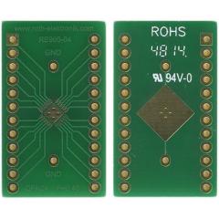 Roth Elektronik RE965-04 双面 扩展板适配器, 适配器，带适配电路板, 33.3 x 19.5 x 1.5mm