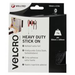 Velcro 黑色 VEL-EC60245, 2.5m长 x 50mm宽