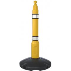 Skipper 黄色 自立式围栏 信息牌 Post01-Y, 500mm深 x 1m高 x 500mm宽