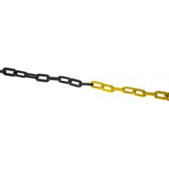 JSP 25m长 黑色/黄色 聚乙烯 链 HDC000265351, 6mm, 使用于 锥形，支柱
