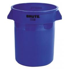 Rubbermaid Commercial Products BRUTE 121.1L 蓝色 PE制 垃圾箱 FG263200BLUE, 559 x 692mm