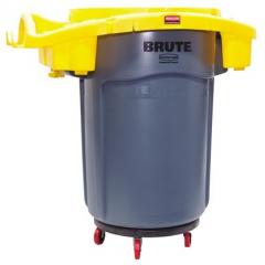 Rubbermaid Commercial Products BRUTE 黄色 PP制 垃圾箱 1887706, 994 x 724 x 241mm