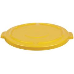 Rubbermaid Commercial Products BRUTE 黄色 PE 垃圾桶盖 FG261960YEL, 505mm直径, 46mm高, 使用于2620 容器