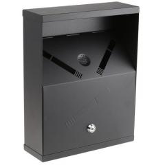 Rottner Comsafe 2.3L 黑色 钢 挂墙 室外烟灰缸 T05383, 95mm x 320mm x 250mm