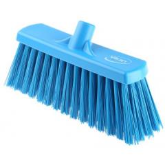Vikan 29153 蓝色 硬质 PET刷毛 庭院扫帚, 109mm长刷毛, 325 x 70mm, 适用于 食品工业、湿地板