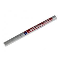 Edding 白色 0.8mm 特精细笔尖 油漆标记笔 780-049, 适用于玻璃、金属、塑料、木材