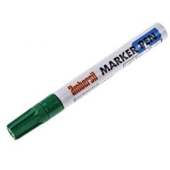 Ambersil 绿色 3mm 中号 油漆标记笔 20379-AB, 适用于纸板、玻璃、金属、纸、塑料、橡胶、纺织品、砖、木材