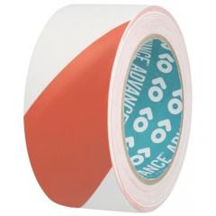 Advance Tapes AT8 红色/白色 PVC 危险警告胶带 125449, 33m长 x 50mm宽 x 0.14mm厚