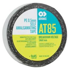 Advance Tapes AT85 黑色 自融性胶带, 10m长 x 25mm宽 x 0.5mm厚