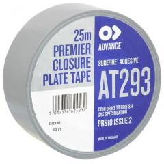 Advance Tapes AT293 PE 布 银色 封板带 196128, 25m长 x 50mm宽 x 0.3mm厚