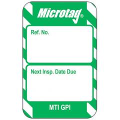 Brady MIC-MTI-GPI-GN-20 20件装 英语 绿底白字 微型标签