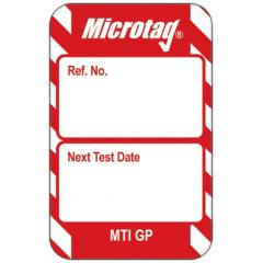 Brady MIC-MTI-GP-RD-20 20件装 英语 红底白字 微型标签