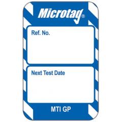 Brady MIC-MTI-GP-BL-20 20件装 英语 蓝色上加白色 微型标签