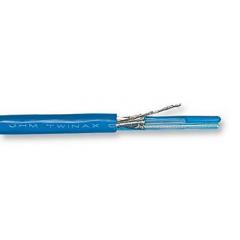 Belden 30m 蓝色 聚氯乙烯 PVC护套 双轴电缆 9271 006100, 124 Ω
