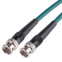 Radiall 2m 绿色 公 BNC 至 公 BNC 75 Ω KX6A 同轴电缆组件 R284C0351021