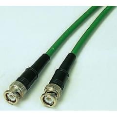 Radiall 500mm 绿色 公 BNC 至 公 BNC 75 Ω KX6A 同轴电缆组件 R284C0351019