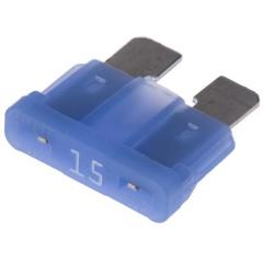 Littelfuse 15A 蓝色 车用插片式熔断器 0287015.PXCN, 32V dc, 19.1mm x 5.1mm x 12.3mm