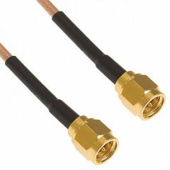 Cinch Connectors 415 系列 460mm 公 SMA 至 公 SMA 50 Ω RG-316 同轴电缆组件 415-0029-018