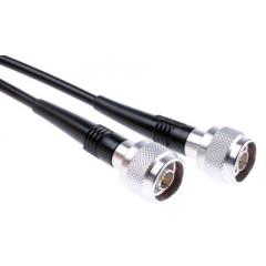 Radiall 1m 公 N 至 公 N 50 Ω RG58 同轴电缆组件 R284C0351030