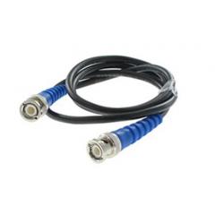 Cinch Connectors 73 系列 910mm 蓝色 公 BNC 至 公 BNC 50 Ω RG-58AU 同轴电缆组件 73-6351-3, 95% 编织物屏蔽
