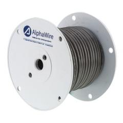 Alpha Wire XTRA-GUARD 1 系列 30m 8 芯 屏蔽 聚氯乙烯 PVC 护套 工业电缆 5098C SL005, 300 V, 0.23 mm² 截面积, -30 →  80 °C