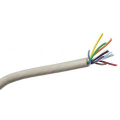 Alpha Wire PRO-TEKT™ 系列 50m 8 芯 无屏蔽 聚氯乙烯 PVC 护套 工业电缆 B953081 GE321, 300 V, 0.23 mm² 截面积, -30 →  105 °C