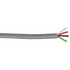 Alpha Wire 30m 4 芯 无屏蔽 聚氯乙烯 PVC 护套 工业电缆 1174C SL005, 300 V, 0.35 mm² 截面积