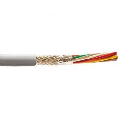 Alpha Wire 50m 10 芯 屏蔽 聚氯乙烯 PVC 护套 工业电缆 B953104 GE321, 300 V, 0.23 mm² 截面积, -30 →  105 °C