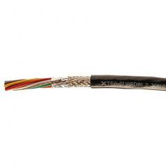 Alpha Wire XG2, XTRA-GUARD 2 系列 30m 4 芯 屏蔽 聚氨酯 PUR 护套 工业电缆 25384 BK005, 300 V, 0.81 mm² 截面积, -30 到  90 °C