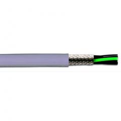 Alpha Wire ECO PUR 系列 30m 3 芯 屏蔽 聚氨酯 PUR 护套 工业电缆 80121 SL005, 600 V 交流, 0.5 mm² 截面积
