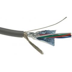 Alpha Wire Supra Shield XG Flex, XTRA-GUARD FLEX 系列 30m 7 芯 屏蔽 聚氯乙烯 PVC 护套 工业电缆 86207CY SL005, 300 V, 0.2 mm² 截面积