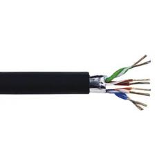 Alpha Wire Xtra-Guard® 2 系列 30m 6 芯 屏蔽 聚氨酯 PUR 护套 工业电缆 25276 BK005, 300 V, 0.23 mm² 截面积, -30 →  90 °C