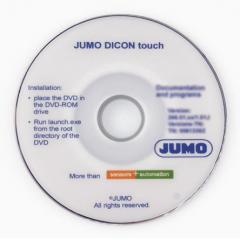 Jumo Software-Paket 温度控制软件, 使用于Jumo Dicon 触摸 B703571.0, 适用于Windows 7、Windows XP作业系统