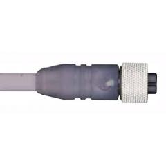 Alpha Wire DR0400101 SL 357 IP67 直向公 M12 4 芯 电缆组件, 2.2 A 250 V, 22 AWG 低烟且无卤 (LSZH)