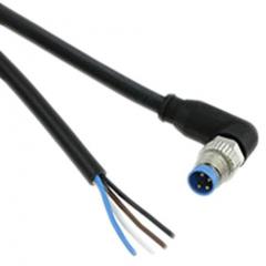 TE Connectivity 2273010-1 IP65, IP67 M8 插头 至 无终端接头 4 芯 电缆组件, 4 A 30 V 交流/直流 0.25 mm², 22 AWG