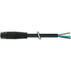 Murrelektronik Limited 7000-P8101-P010200 IP67 MQ15-X-Power 至 无终端接头 6 芯 电缆组件, 16 A 600 V 交流/直流 2.5 mm²