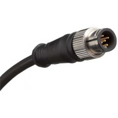 Molex Ultra-Lock 系列 1211930005 M12 插头 至 无终端接头 插头 电缆组件, 4 A 250 V 直流